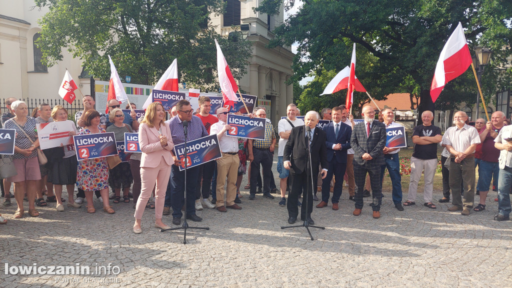 Jarosław Kaczyński w Łowiczu