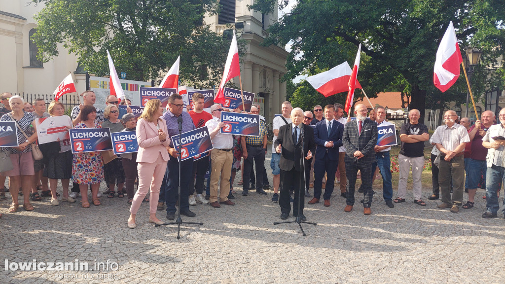 Jarosław Kaczyński w Łowiczu