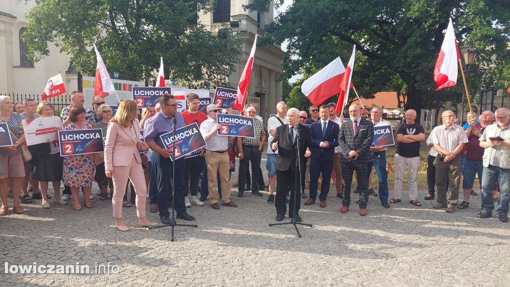 Jarosław Kaczyński w Łowiczu