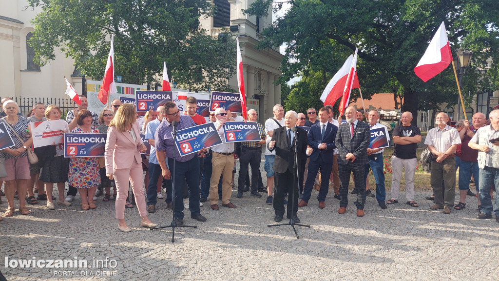 Jarosław Kaczyński w Łowiczu