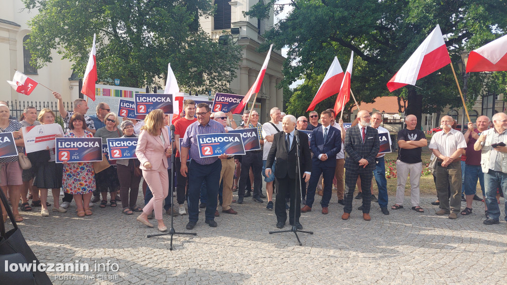 Jarosław Kaczyński w Łowiczu