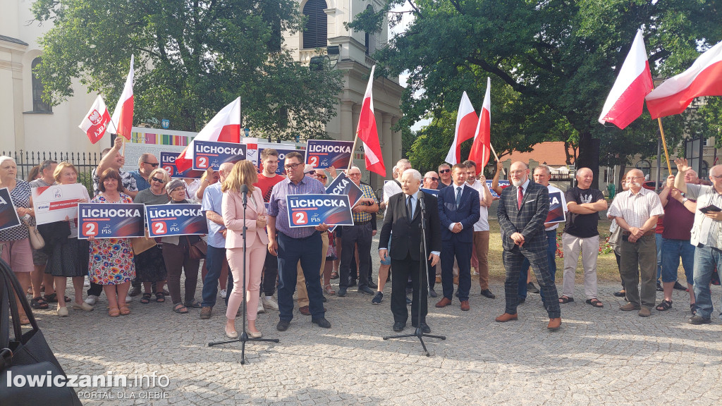 Jarosław Kaczyński w Łowiczu