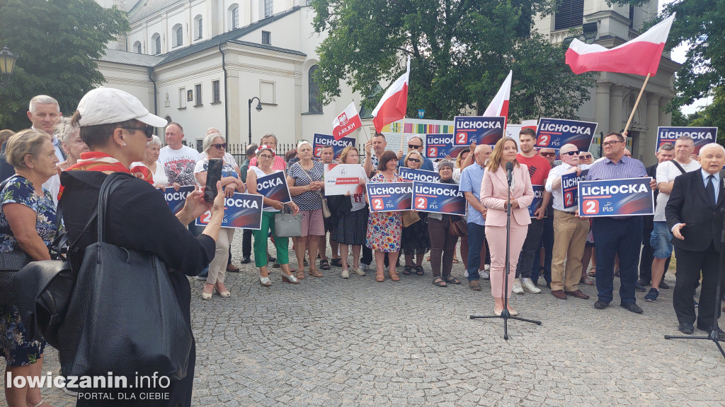 Jarosław Kaczyński w Łowiczu