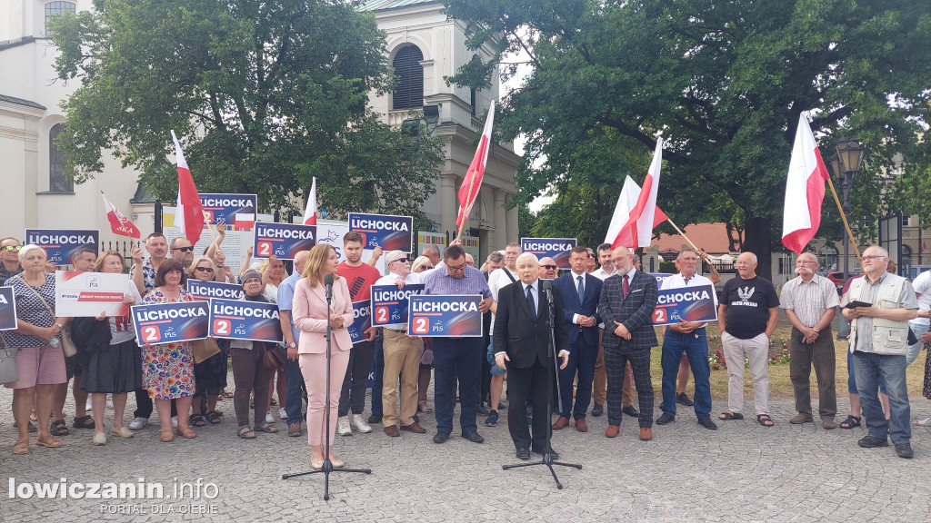 Jarosław Kaczyński w Łowiczu