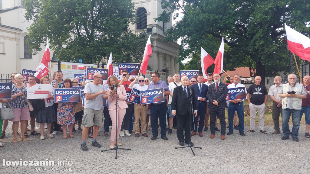 Jarosław Kaczyński w Łowiczu