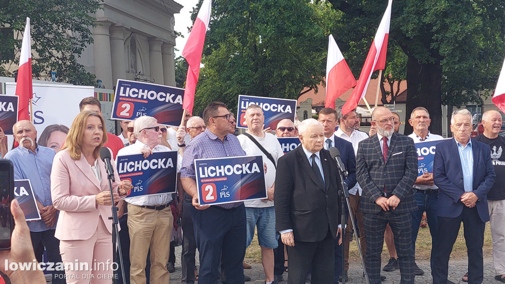 Jarosław Kaczyński w Łowiczu