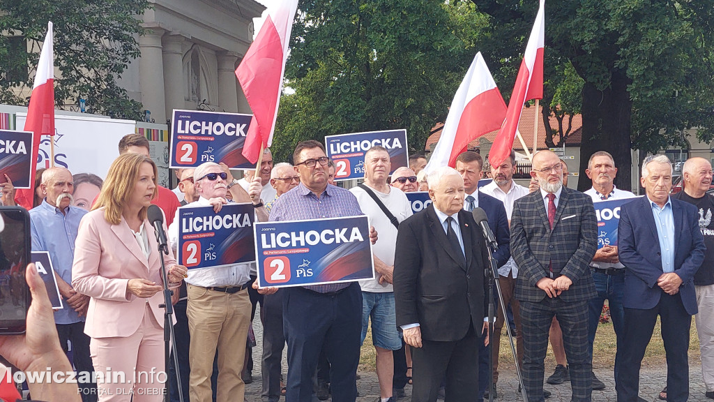 Jarosław Kaczyński w Łowiczu