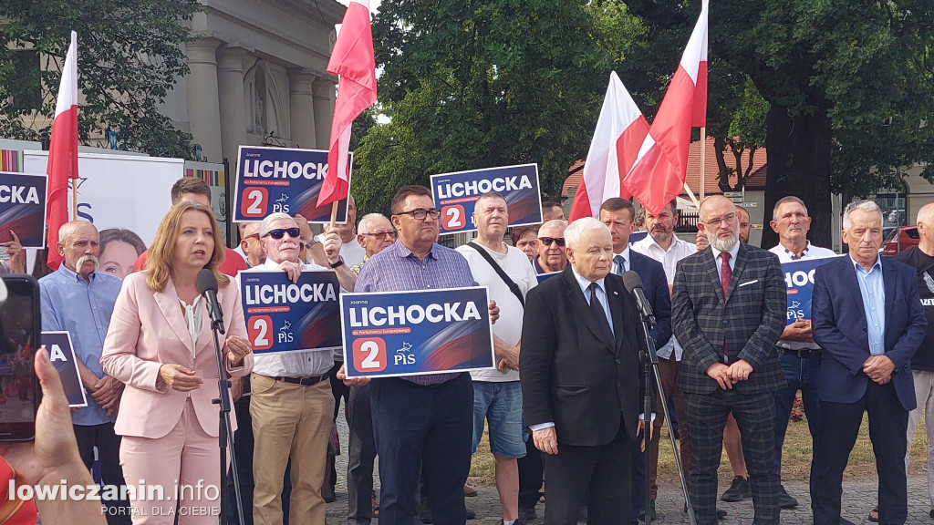 Jarosław Kaczyński w Łowiczu