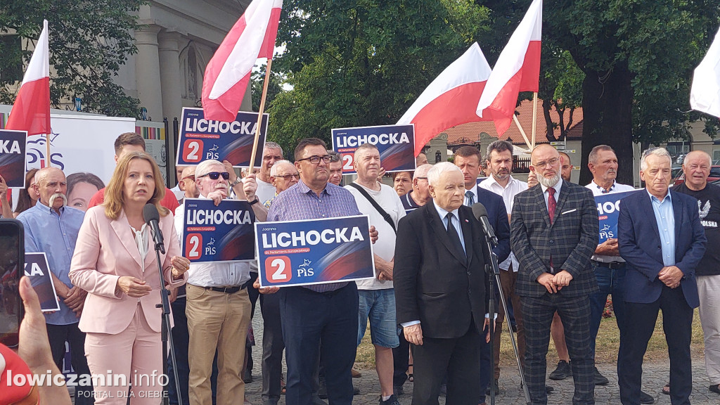 Jarosław Kaczyński w Łowiczu