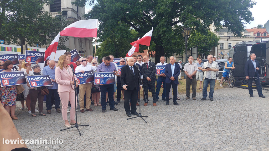 Jarosław Kaczyński w Łowiczu