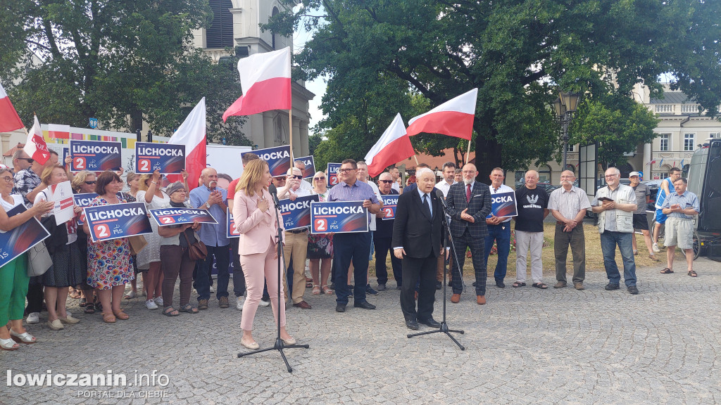 Jarosław Kaczyński w Łowiczu