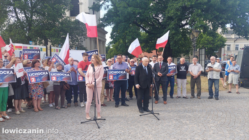 Jarosław Kaczyński w Łowiczu