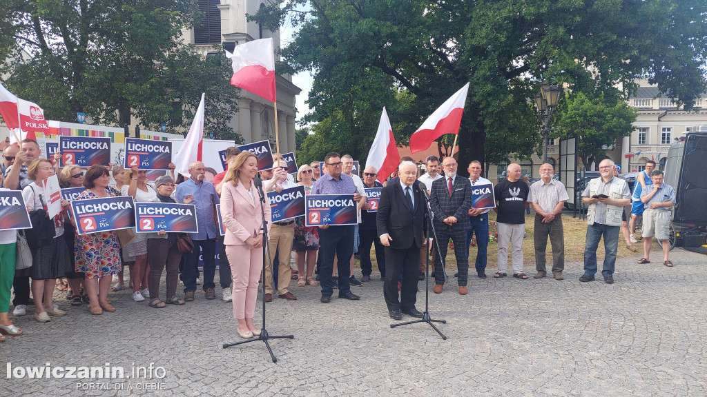 Jarosław Kaczyński w Łowiczu