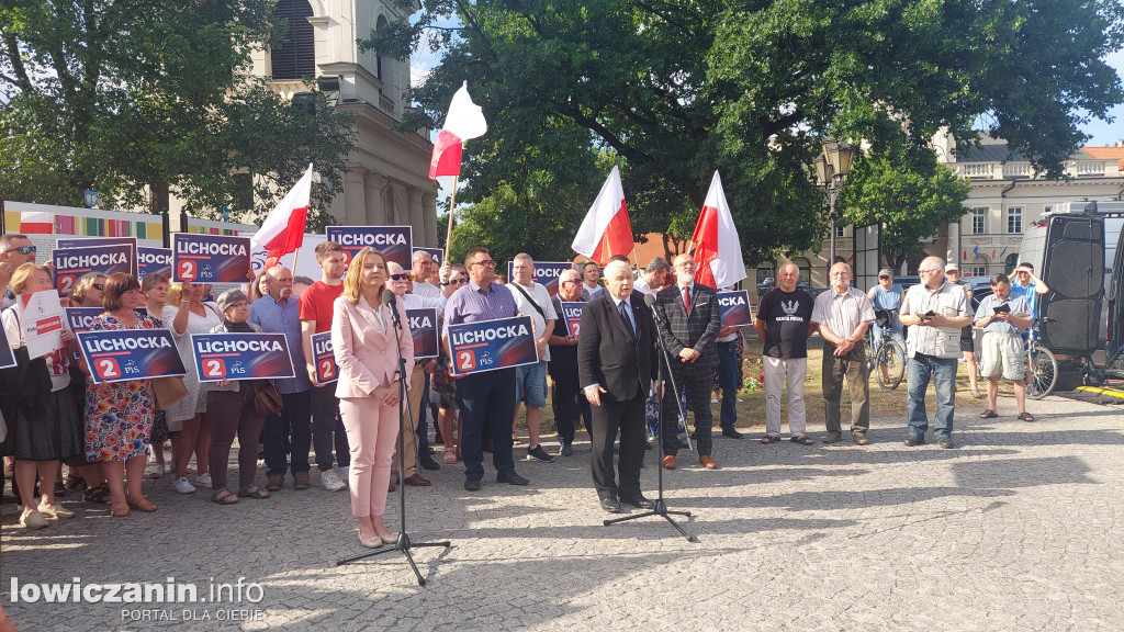 Jarosław Kaczyński w Łowiczu