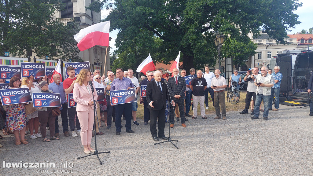 Jarosław Kaczyński w Łowiczu