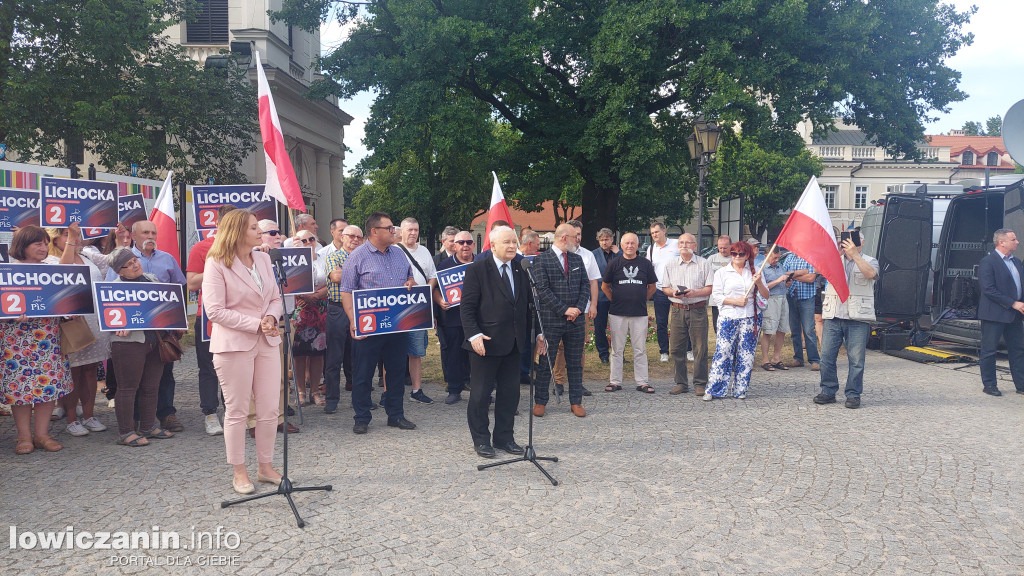 Jarosław Kaczyński w Łowiczu