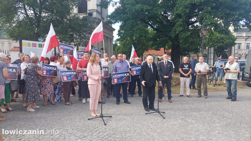 Jarosław Kaczyński w Łowiczu