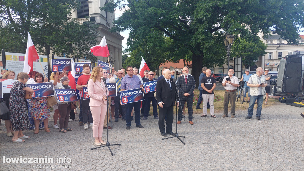 Jarosław Kaczyński w Łowiczu