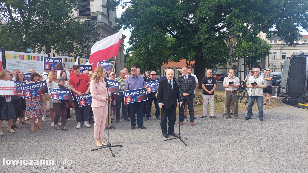 Jarosław Kaczyński w Łowiczu