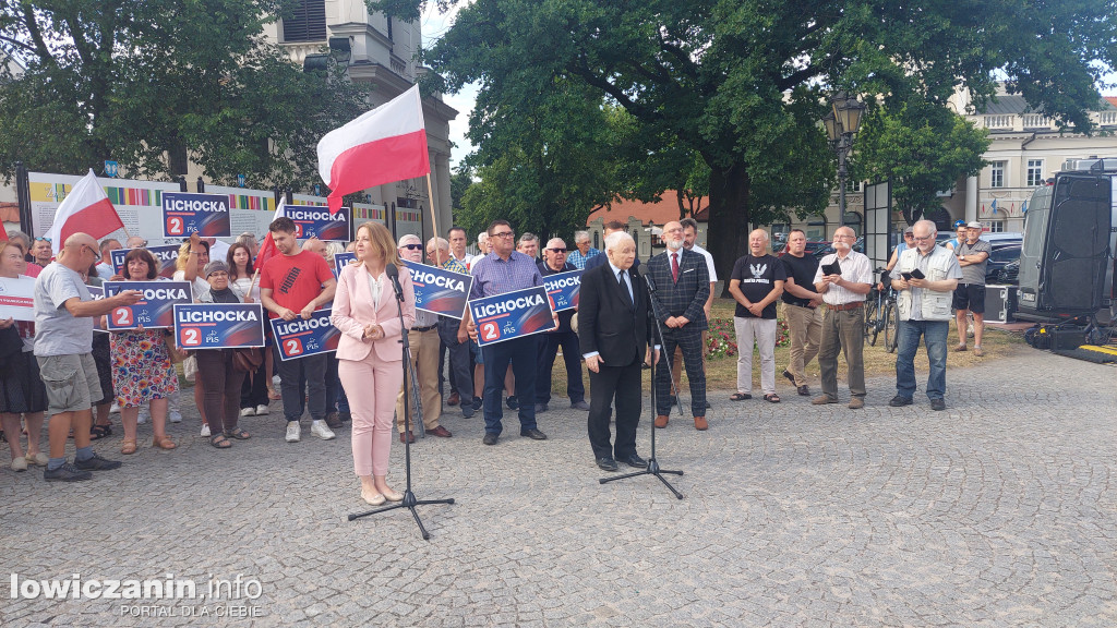 Jarosław Kaczyński w Łowiczu