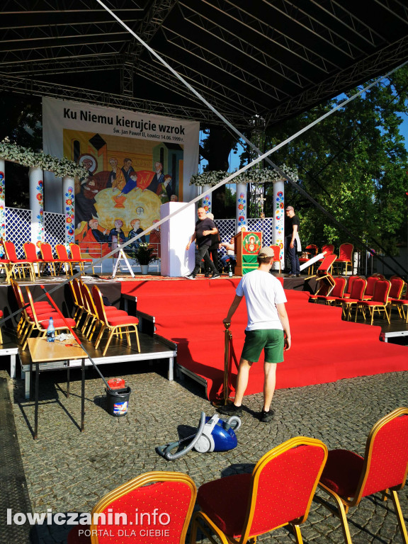 Boże Ciało w Łowiczu - przygotowania.