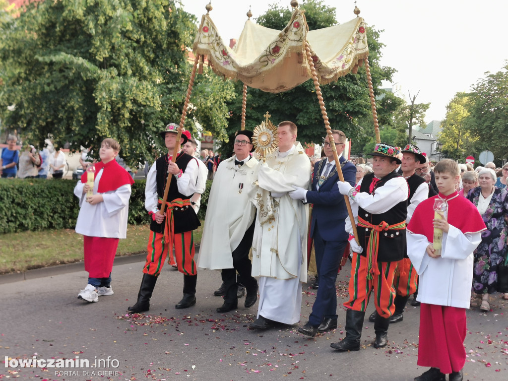 Procesja w oktawę Bożego Ciała w Łowiczu