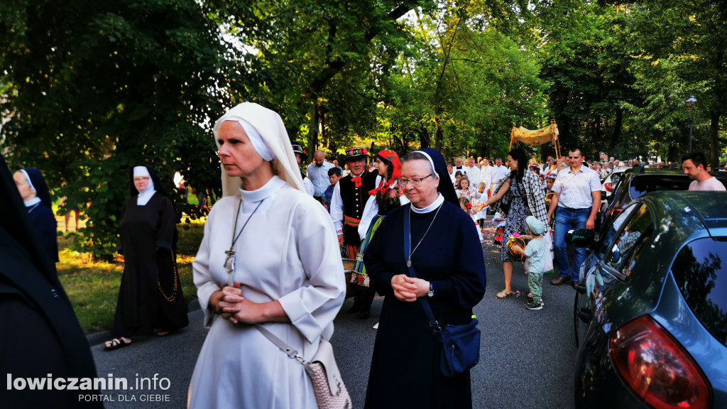 Procesja w oktawę Bożego Ciała w Łowiczu