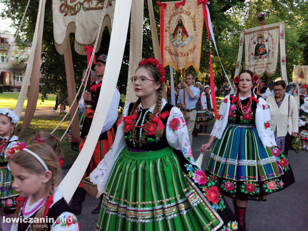 Procesja w oktawę Bożego Ciała w Łowiczu