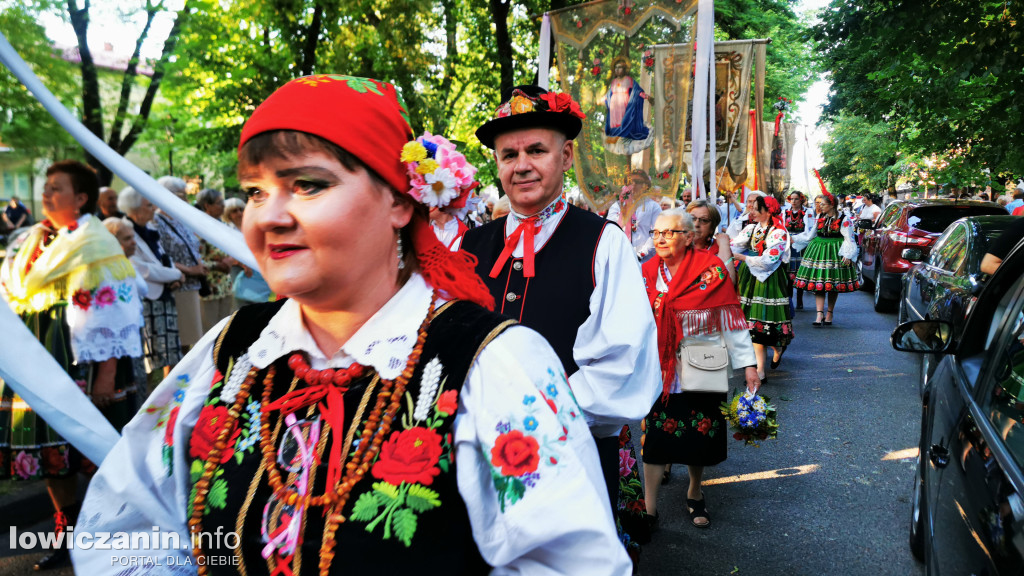 Procesja w oktawę Bożego Ciała w Łowiczu