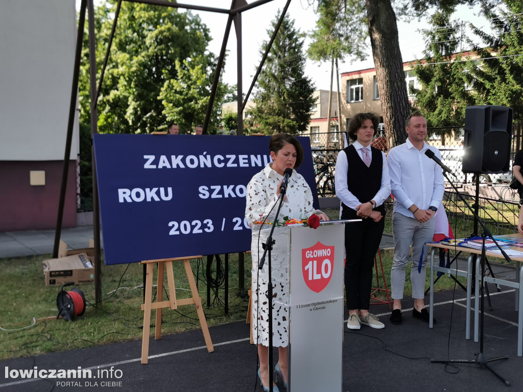 Zakończenie roku szkolnego w I LO w Głownie