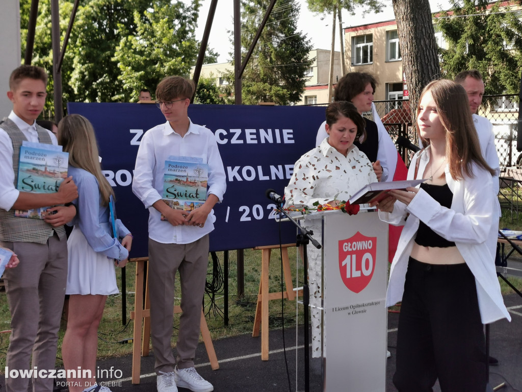 Zakończenie roku szkolnego w I LO w Głownie