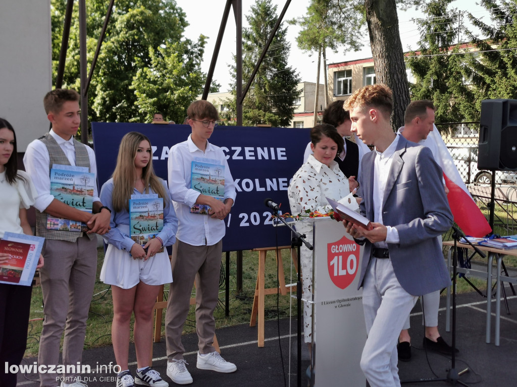Zakończenie roku szkolnego w I LO w Głownie