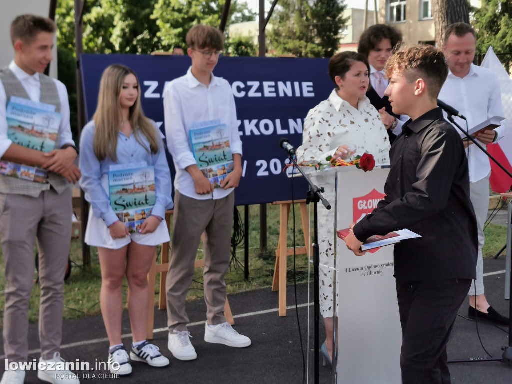 Zakończenie roku szkolnego w I LO w Głownie