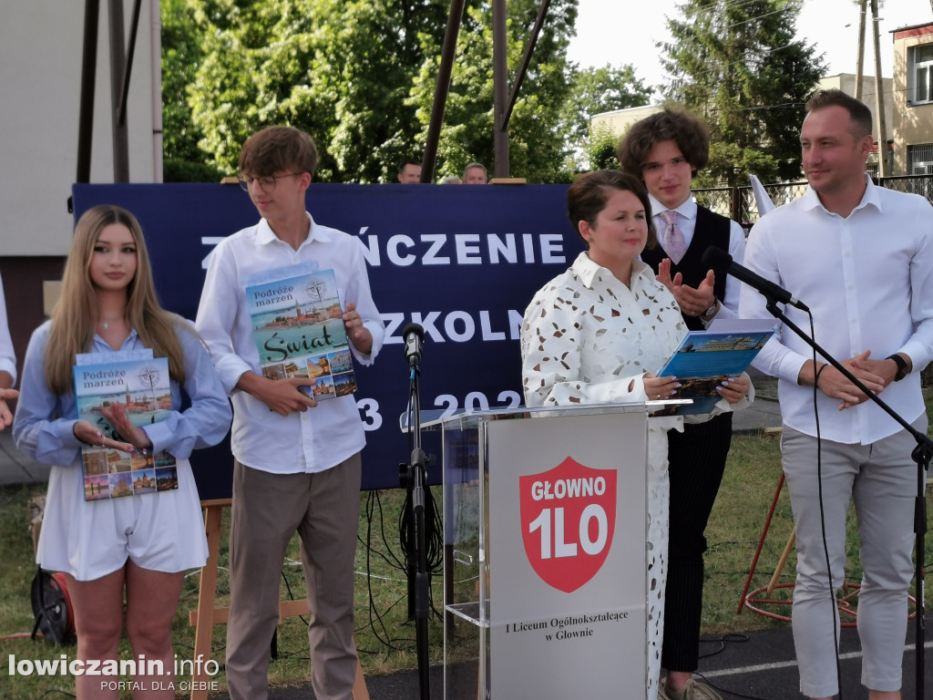 Zakończenie roku szkolnego w I LO w Głownie