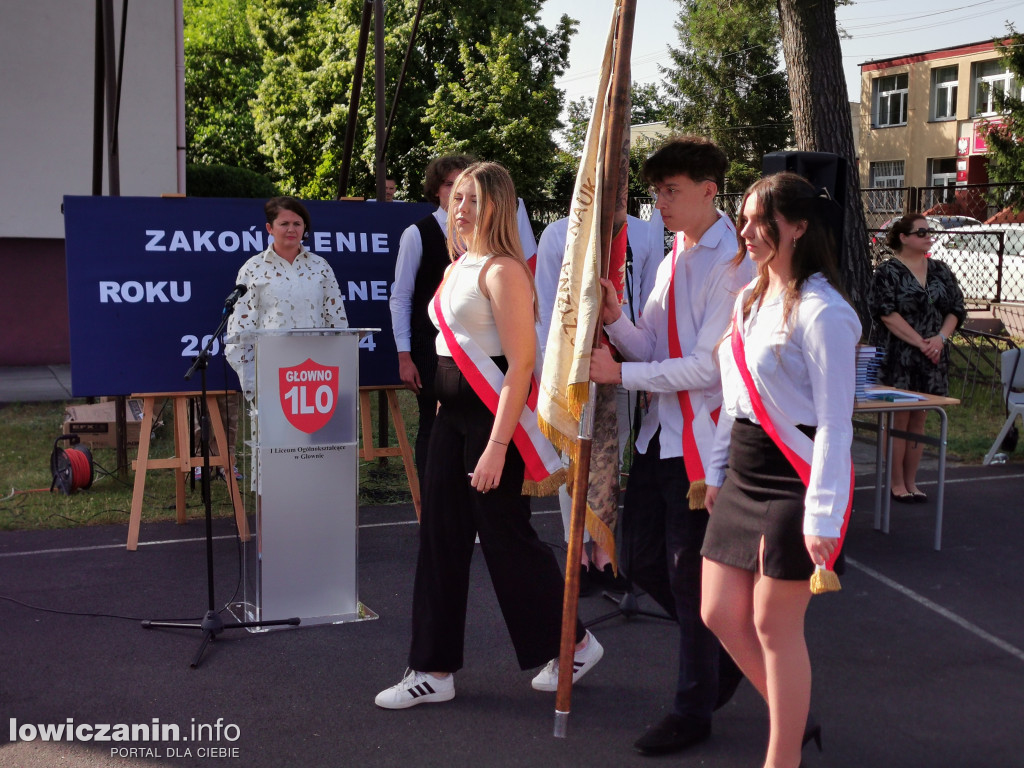 Zakończenie roku szkolnego w I LO w Głownie