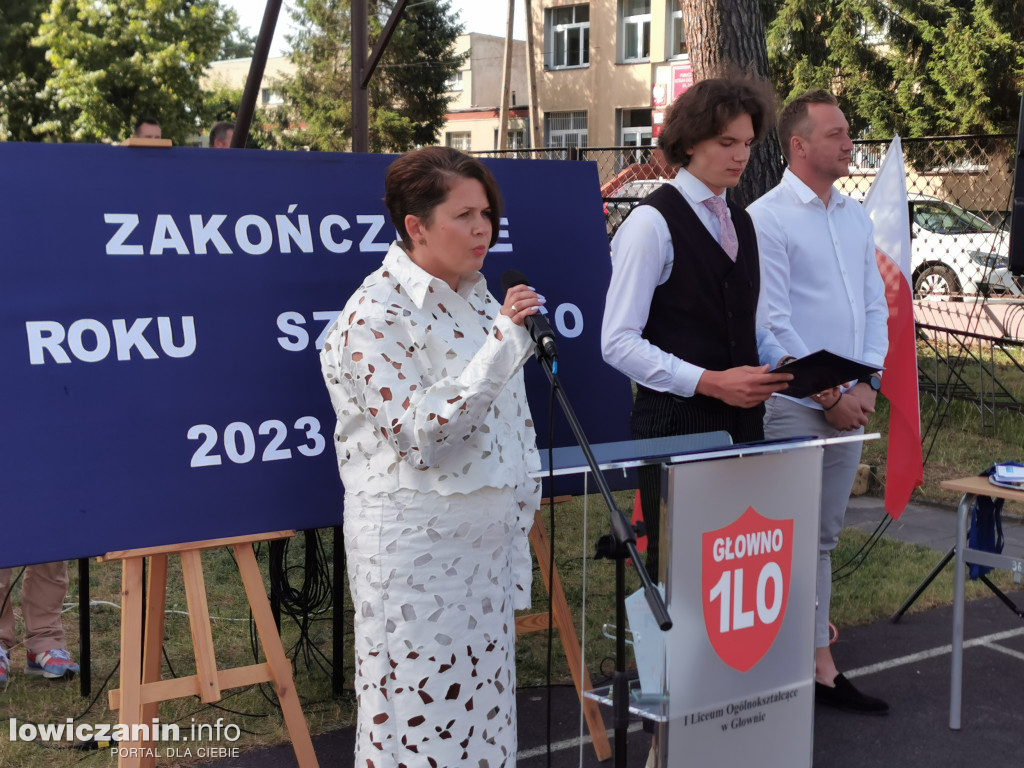 Zakończenie roku szkolnego w I LO w Głownie