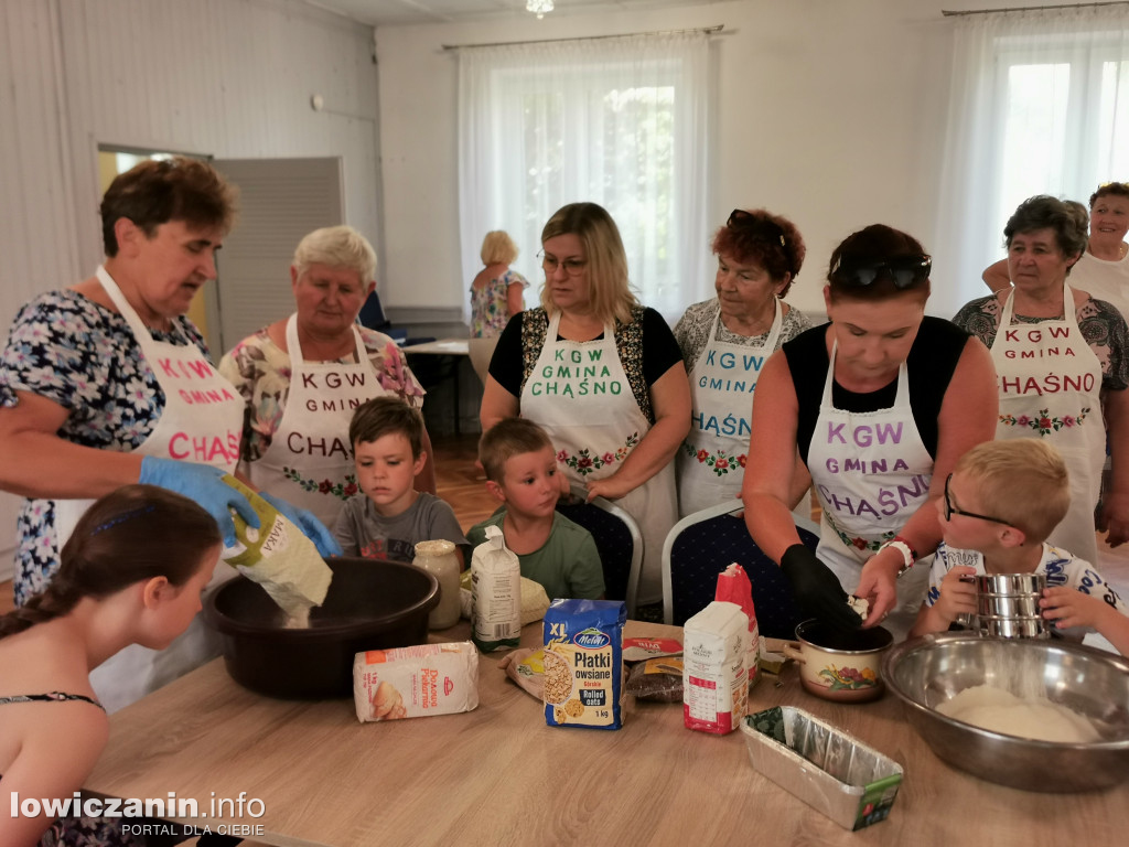 Warsztaty pieczenia chleba w Chąśnie