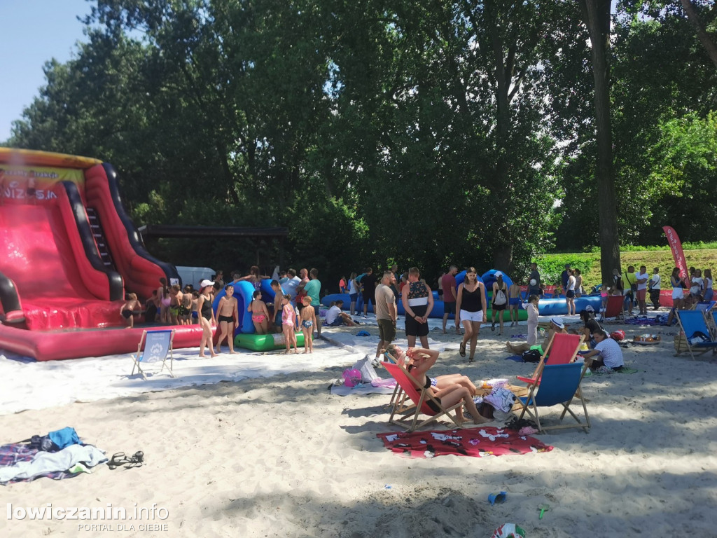 Strefa Summer na plaży nad Bzurą