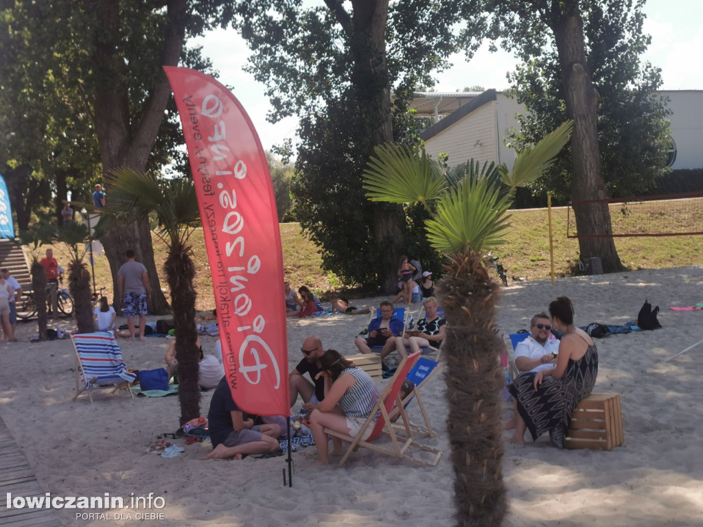 Strefa Summer na plaży nad Bzurą