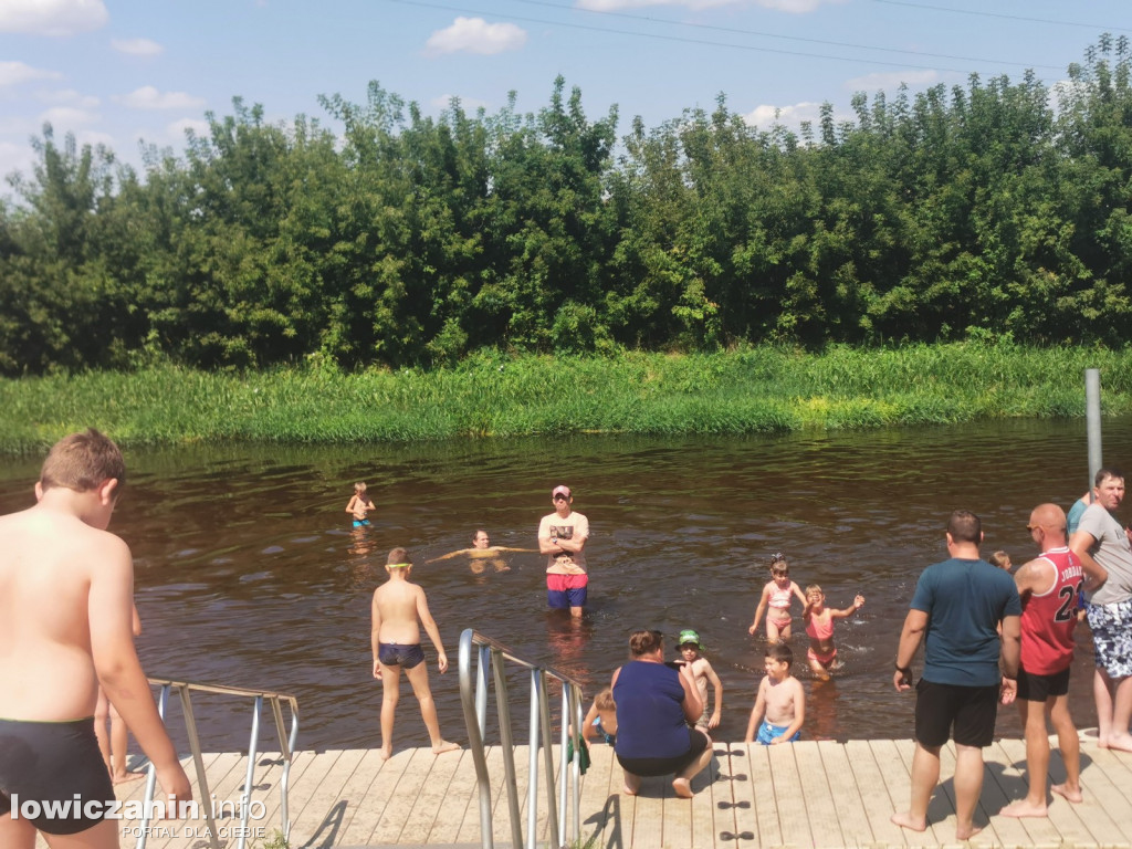 Strefa Summer na plaży nad Bzurą