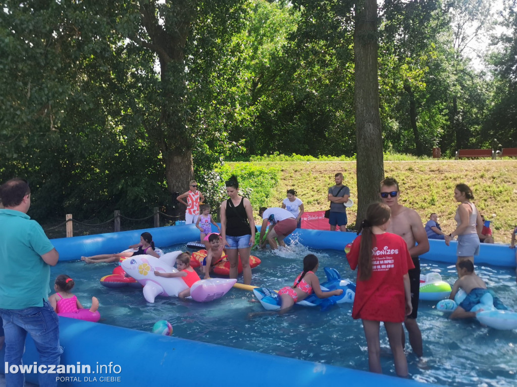 Strefa Summer na plaży nad Bzurą