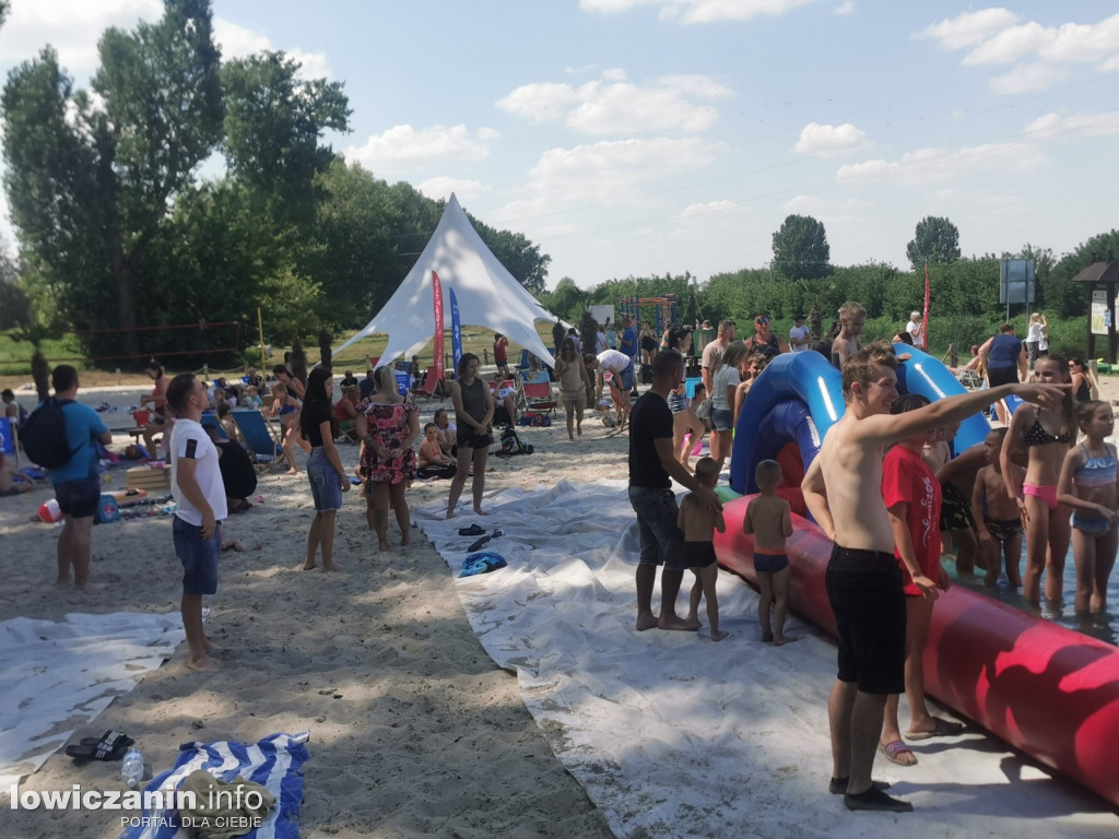 Strefa Summer na plaży nad Bzurą