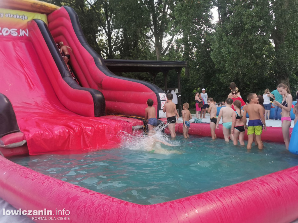 Strefa Summer na plaży nad Bzurą