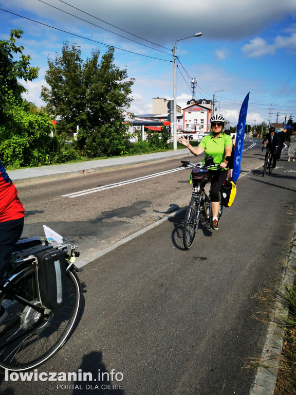 Otwarcie ścieżki rowerowej z Łowicza do Nieborowa