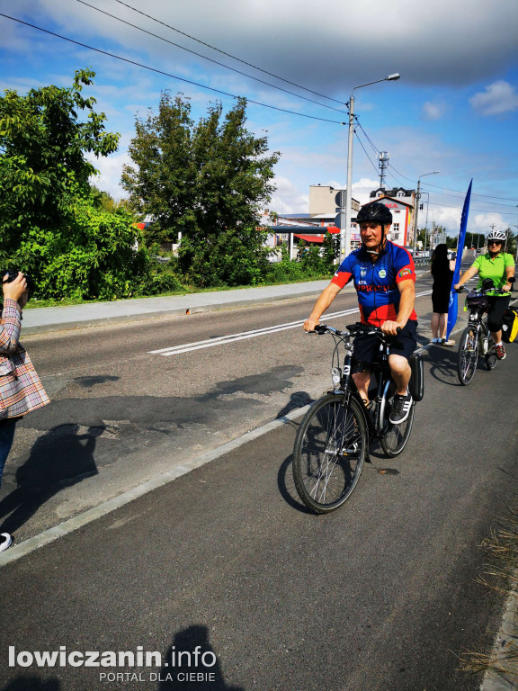 Otwarcie ścieżki rowerowej z Łowicza do Nieborowa