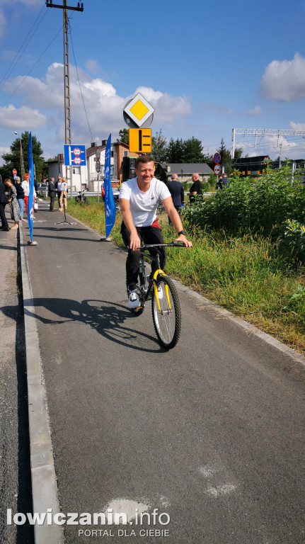 Otwarcie ścieżki rowerowej z Łowicza do Nieborowa