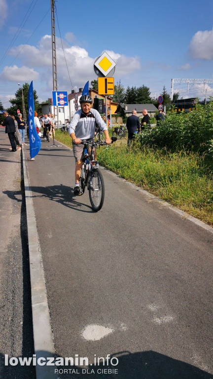 Otwarcie ścieżki rowerowej z Łowicza do Nieborowa