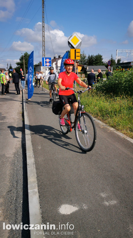 Otwarcie ścieżki rowerowej z Łowicza do Nieborowa