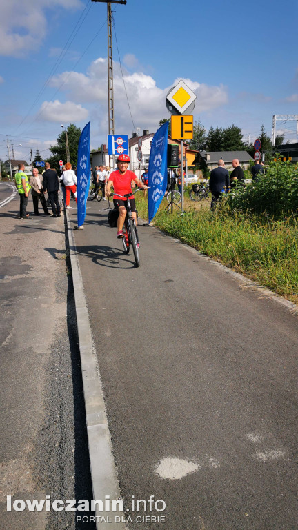 Otwarcie ścieżki rowerowej z Łowicza do Nieborowa