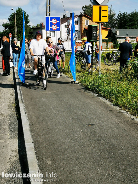 Otwarcie ścieżki rowerowej z Łowicza do Nieborowa